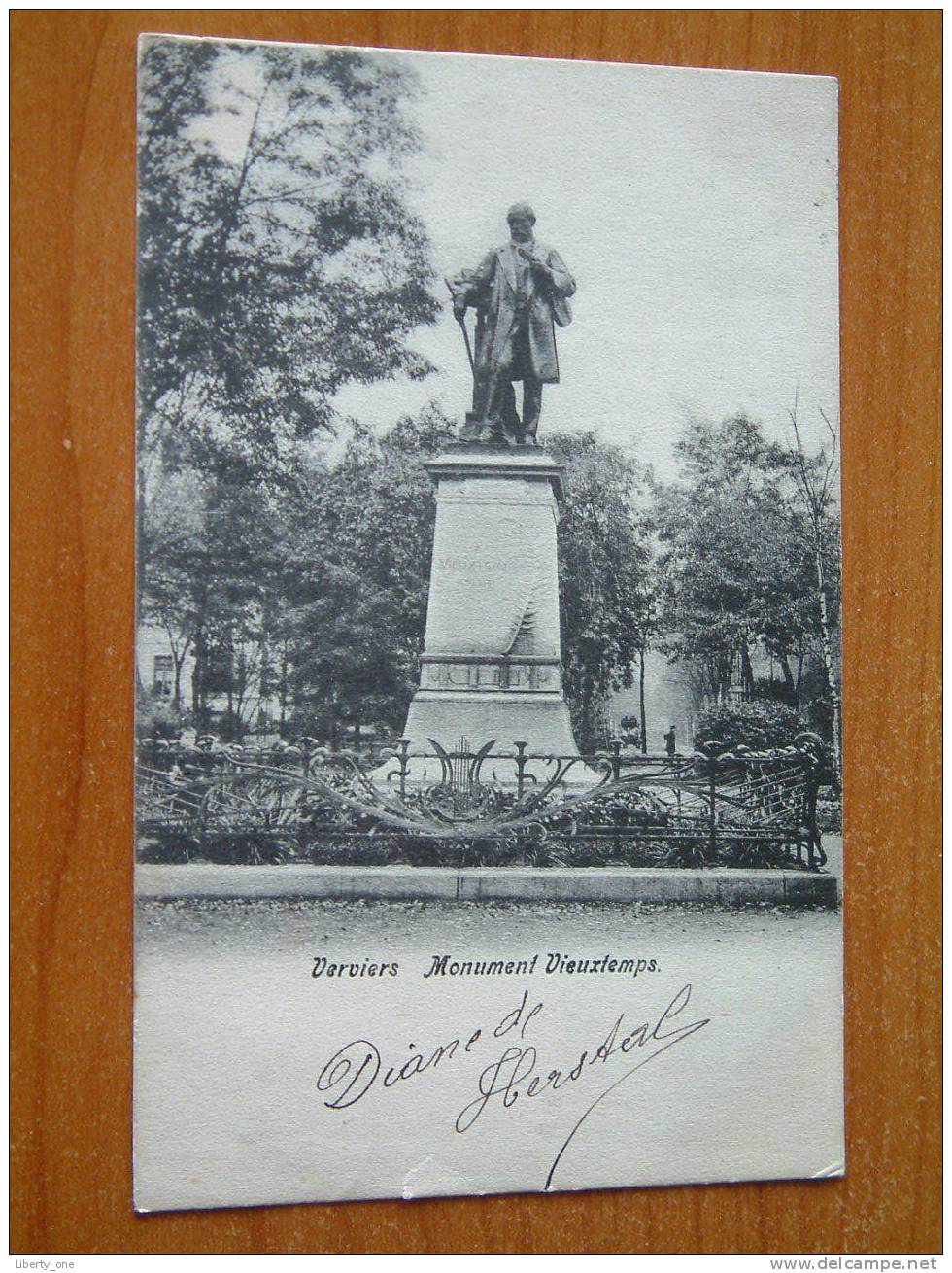 Monument Vieuxtemps / Anno 1906 ( Zie Foto Details ) !! - Verviers