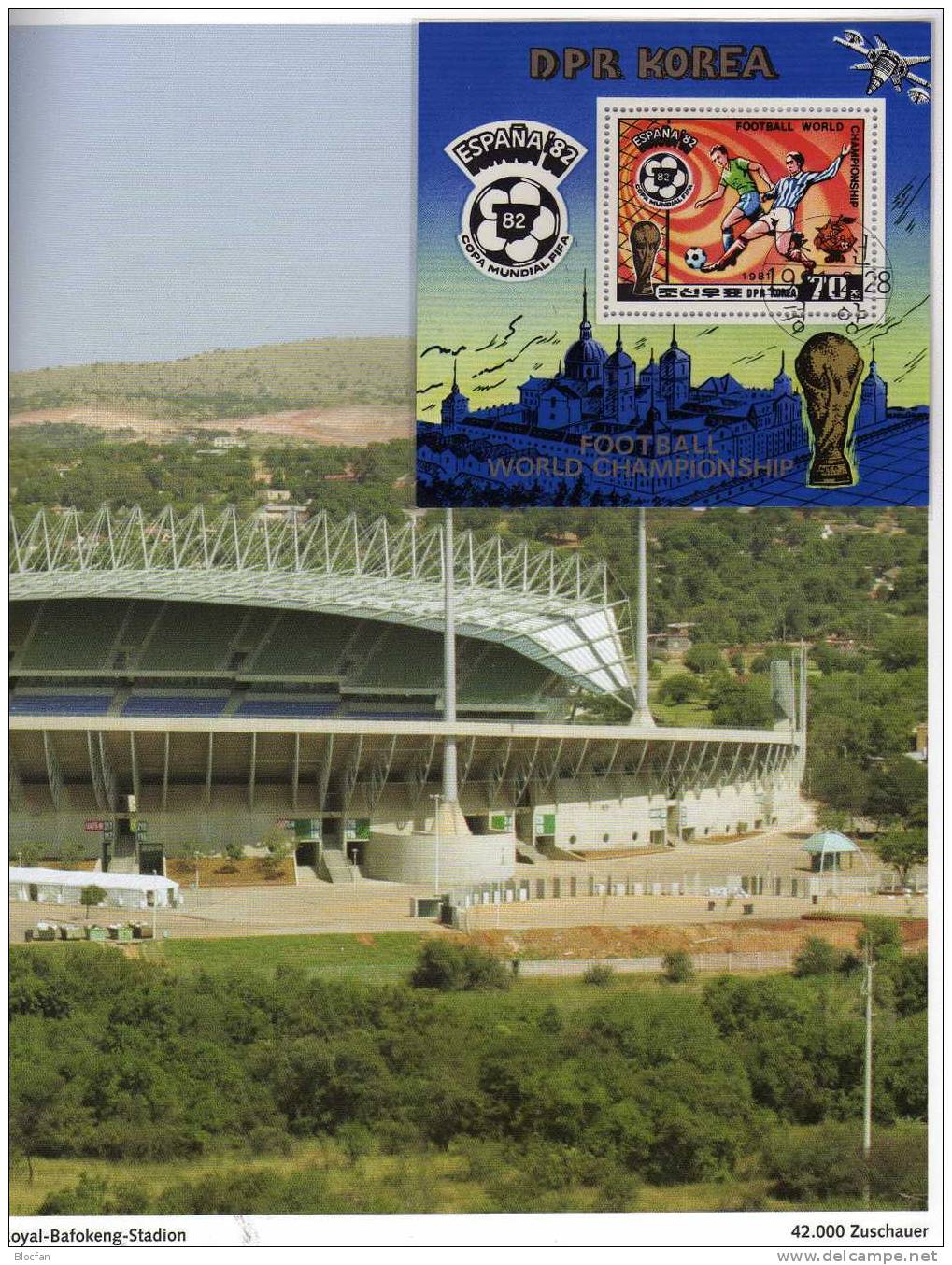 Fussball WM Südafrika mit 12 Ausgaben ** oder o 156€ Stadien FIFA Pokal documentation Germany bloc soccer sheet of world