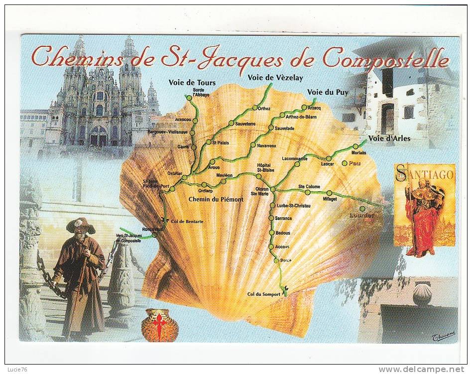 CHEMINS De SAINT JACQUES De COMPOSTELLE -  N° 640646 - Santi