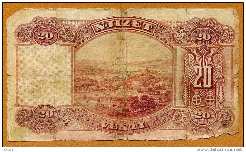 *Rare* 20 Franka OR/20 20 Franchi OR " ALBANIE "    BANCA D'ITALIA 1926   Ro4 - Albanie