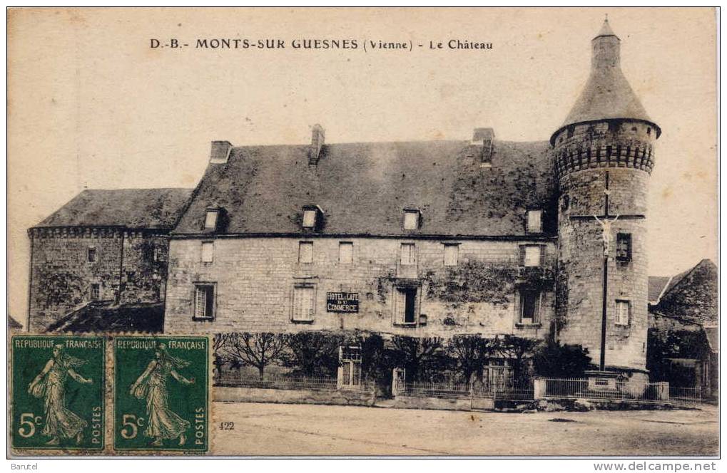 MONTS SUR GUESNES - Le Château - - Monts Sur Guesnes