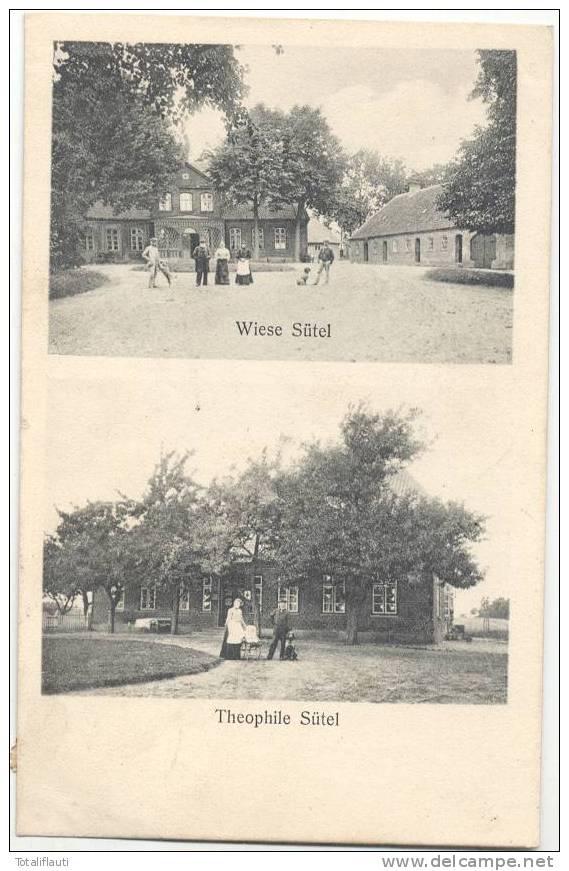 Wiese Sutel + Theophile Suetel Bei Neukirchen Holstein Oldenburg Auf Fehmarn 28.7.1906 Gelaufen TOP-Erhaltung - Oldenburg (Holstein)