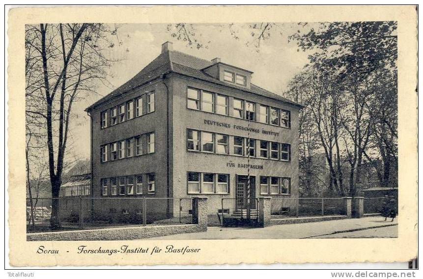 Sorau Lausitz Forschungs Institut Für Bastfaser Zary Gelaufen - Neumark