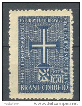 Brazil 1959 Mi. 966 Internationale Konferenz Portugiesisch-brasilianis Che Gemeinschaftstudien MH* - Ongebruikt