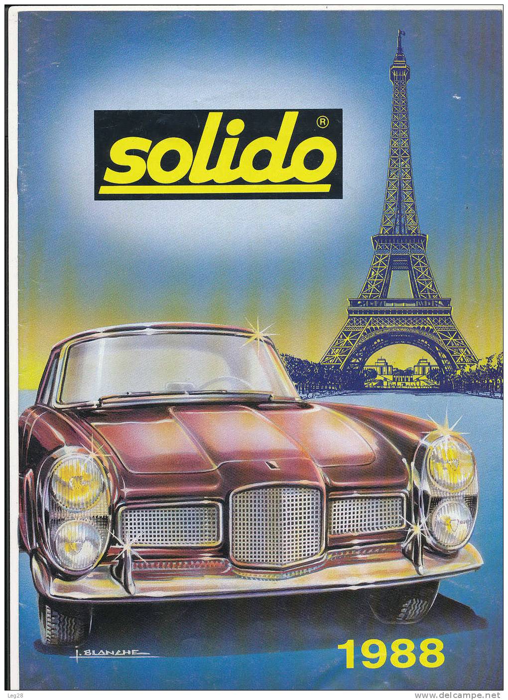 CATALOGUE  SOLIDO 1988 - Catalogi