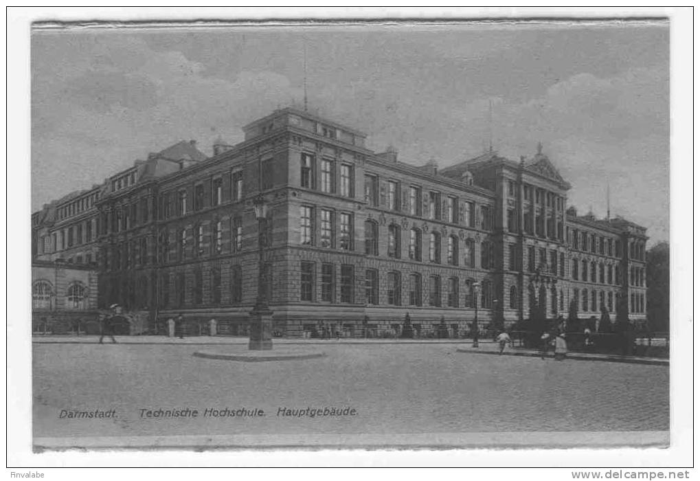 Darmstadt. Technische Hochschule. Hauptgebäude. - Darmstadt