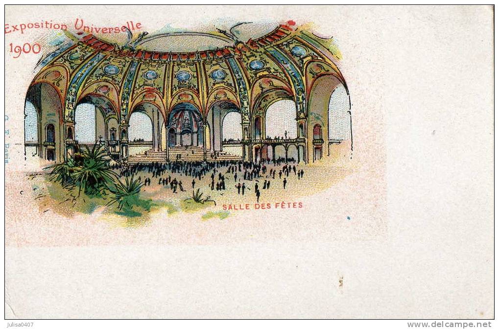 PARIS (75) Exposition Universelle 1900 Intérieur Salle Des Fetes - Exhibitions
