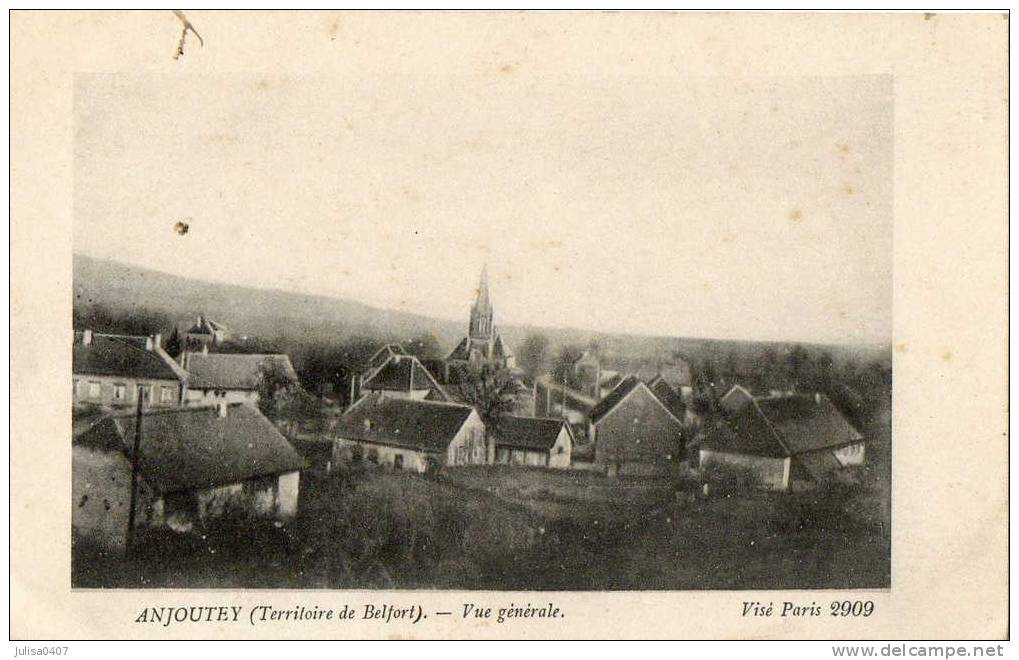 ANJOUTEY (90) Vue Du Village - Sonstige & Ohne Zuordnung