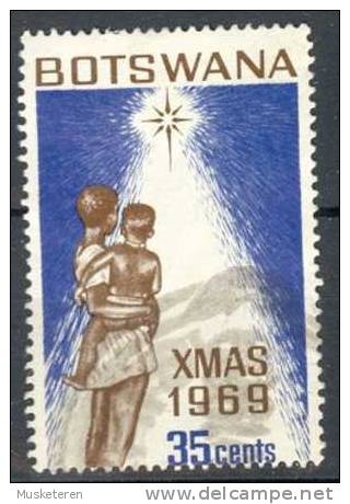 Botswana 1969 Mi. 57 A  35 C Christmas Weihnachten Jul Noel Navidad ERROR Misplaced Printing !! - Botswana (1966-...)