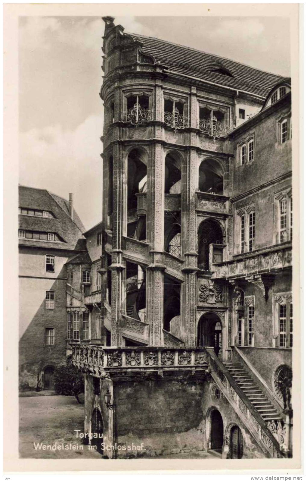 TORGAU Schloss Hartenfels, Wendelstein Im Schlosshof - Torgau