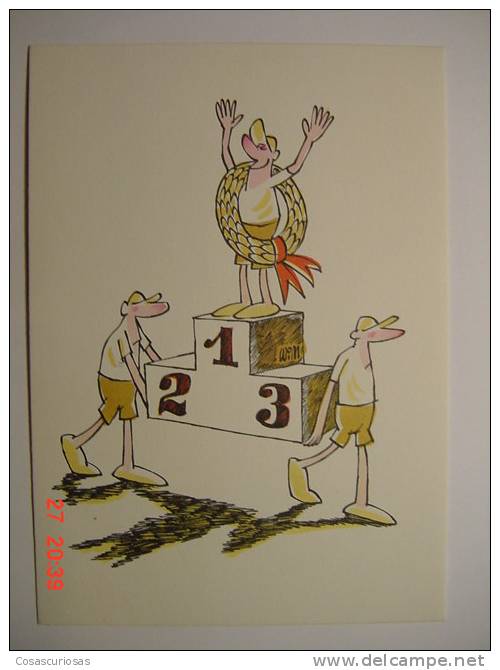 8251  SPORT ILUSTRADOR WIM   POSTCARD    AÑOS / YEARS / ANNI  1970 OTHERS IN MY STORE - Leichtathletik