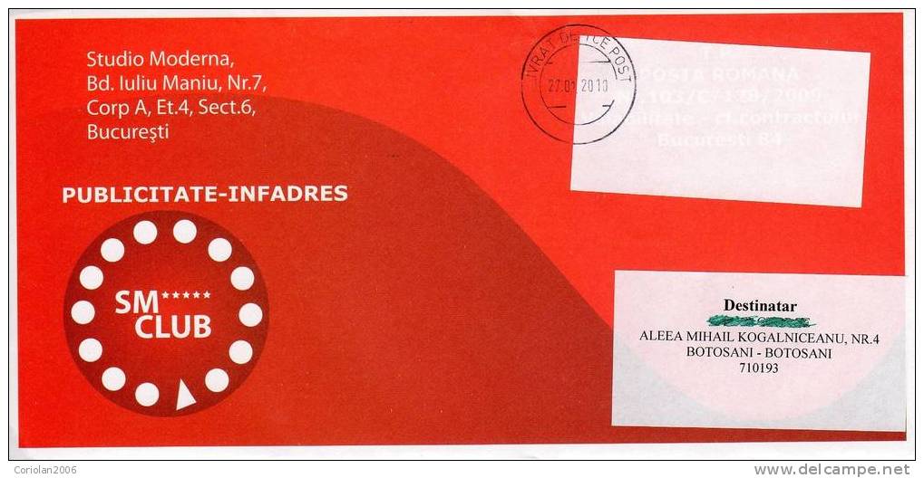 Romania / Cover With Special Cancellation - Servizio