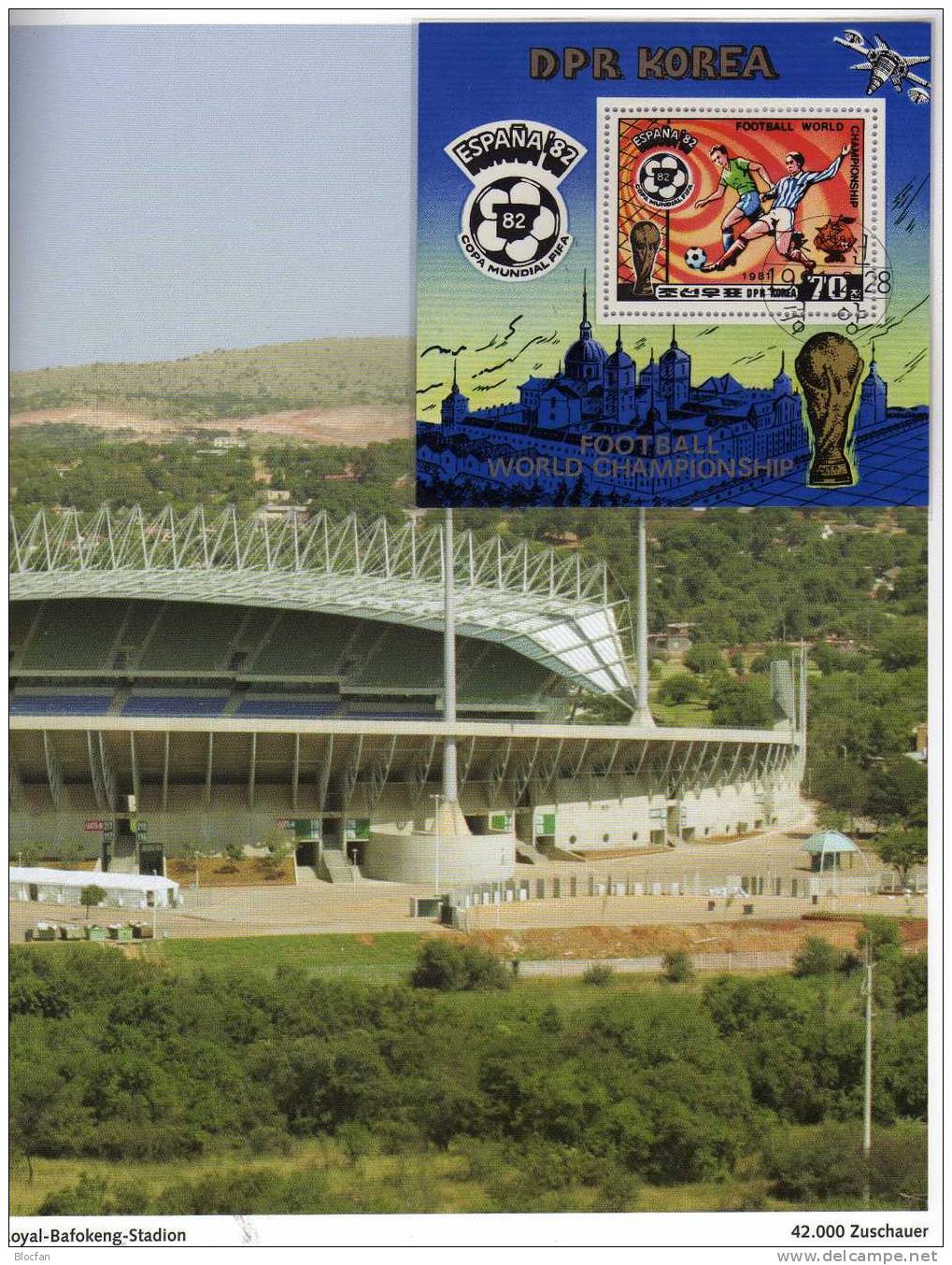 Fußball WM Südafrika mit 12 Ausgaben ** oder o 156€ Doku Deutschland Stadien/FIFA bloc hb m/s soccer sheets of the world
