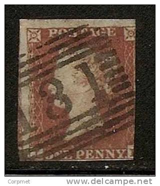 GREAT BRITAIN - 1841 SG # 7 Blued Paper - IVORY HEAD - Jumbo Left Margin With Part Of Adjoining Stamp - Gebraucht