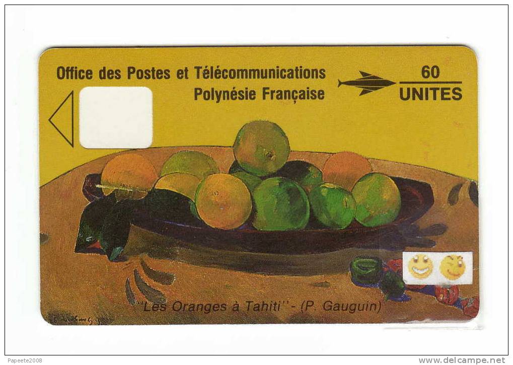 PF5 - GAUGUIN / LES ORANGES - 05 / 91 - 60 U - "sans Puce / Sans N° De Lot" - LUXE - Frans-Polynesië