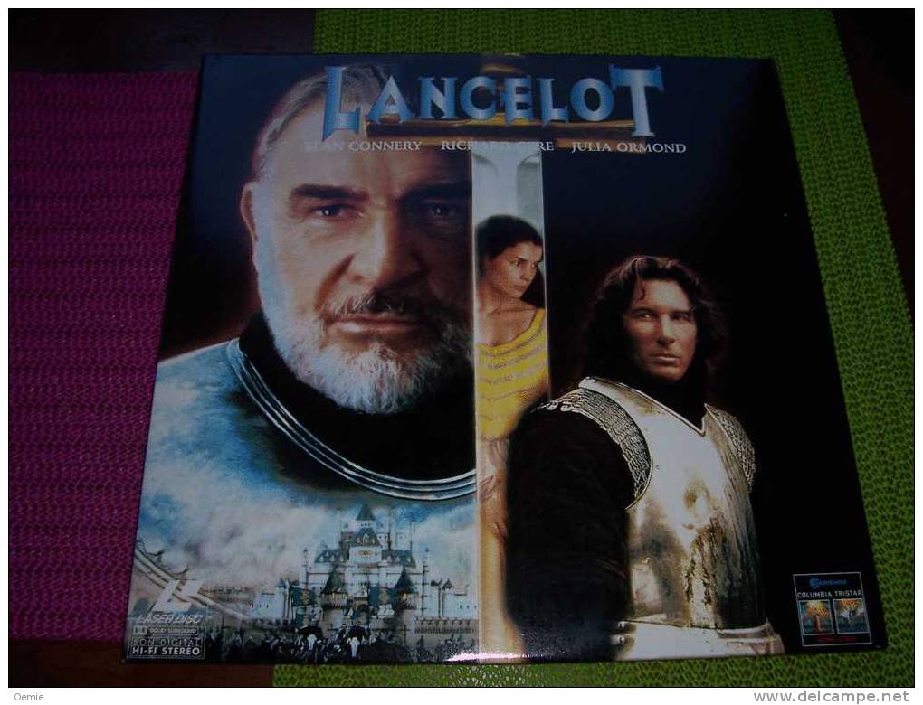 LASERDISC  CDV   °°°   LANCELOT   °°°  SEAN CONNERY  ET RICHARD GERE +++ - Autres Formats