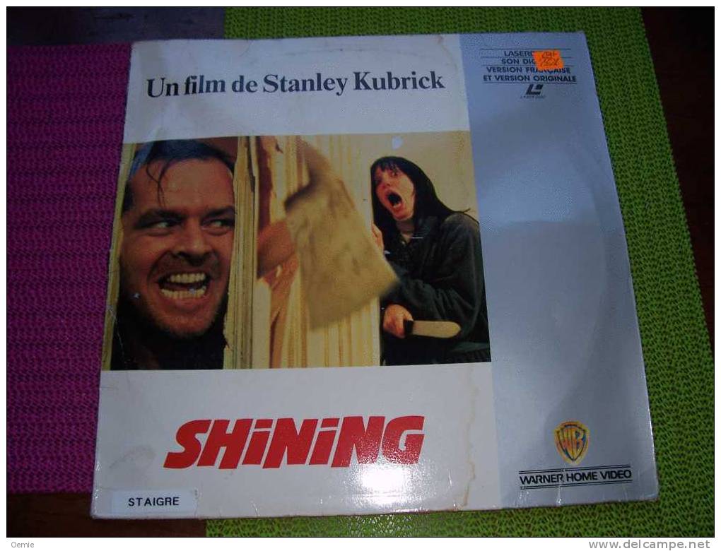 LASERDISC  CDV   °°°   SHINING DE STANLEY KUBRICK - Sonstige Formate