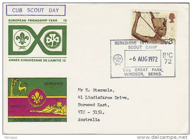 Great Britain-1972 Berkshire International Scout Camp Souvenir Cover - Other & Unclassified