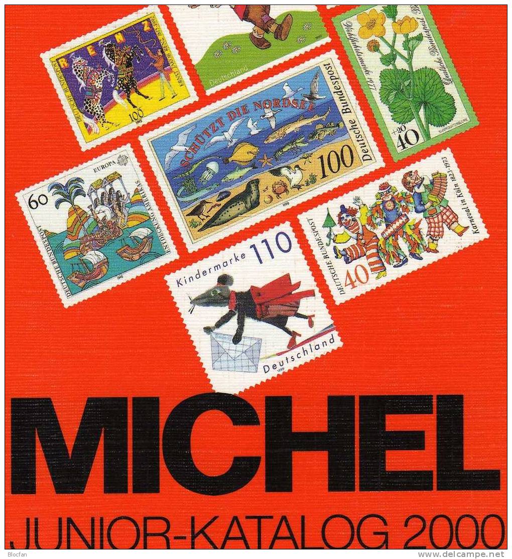 Michel Deutschland Briefmarken Junior Katalog 2000 Antiquarisch 10€ - Otros & Sin Clasificación