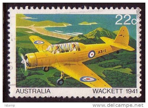 1980 - Australian Aircraft 22c WACKETT 1941 Stamp FU - Used Stamps