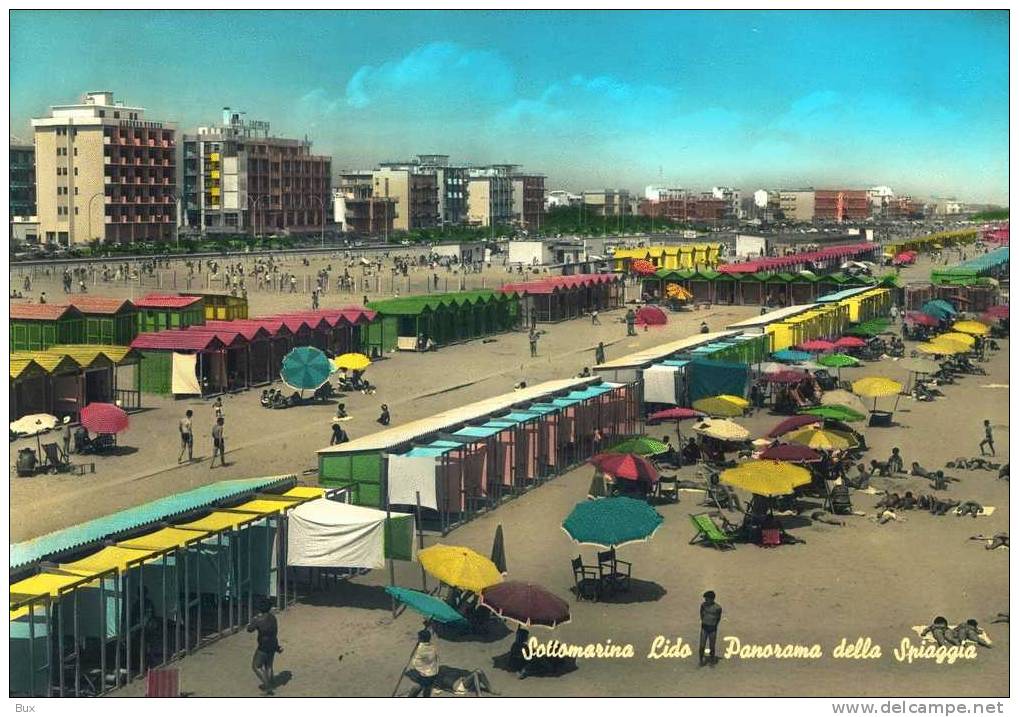 SOTTOMARINA  LIDO   VENETO  VIAGGIATA  COME DA FOTO ACQUERELLATA - Chioggia