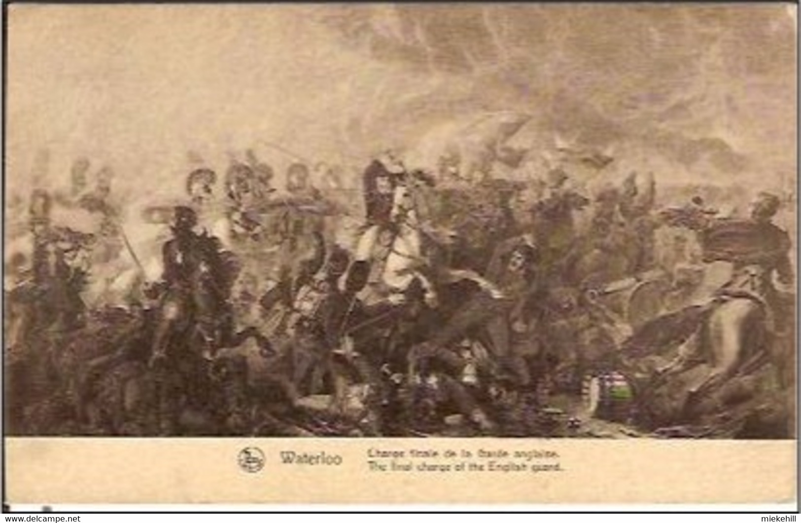 BATAILLE DE WATERLOO-NAPOLEON-WELLINGTON-CHARGE FINALE-ENGLISH GUARD-EMPIRE-HISTOIRE - Waterloo