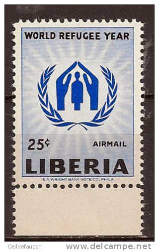 LIBERIA - Yvert  -  PA 120** - Cote 1,20 € - Réfugiés