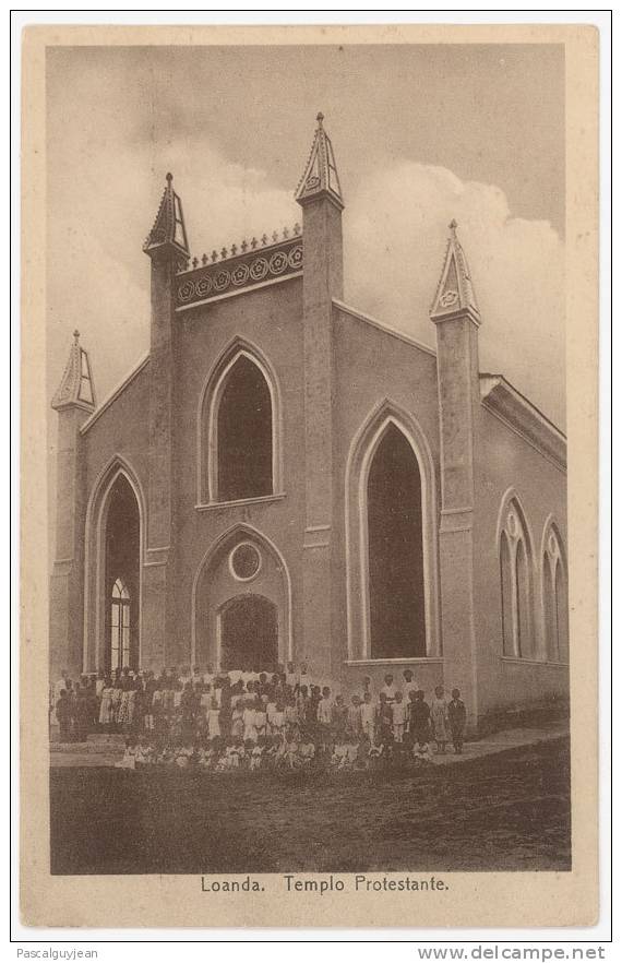 CPA LOANDA - TEMPLO PROTESTANTE - TEMPLE PROTESTANT - Angola