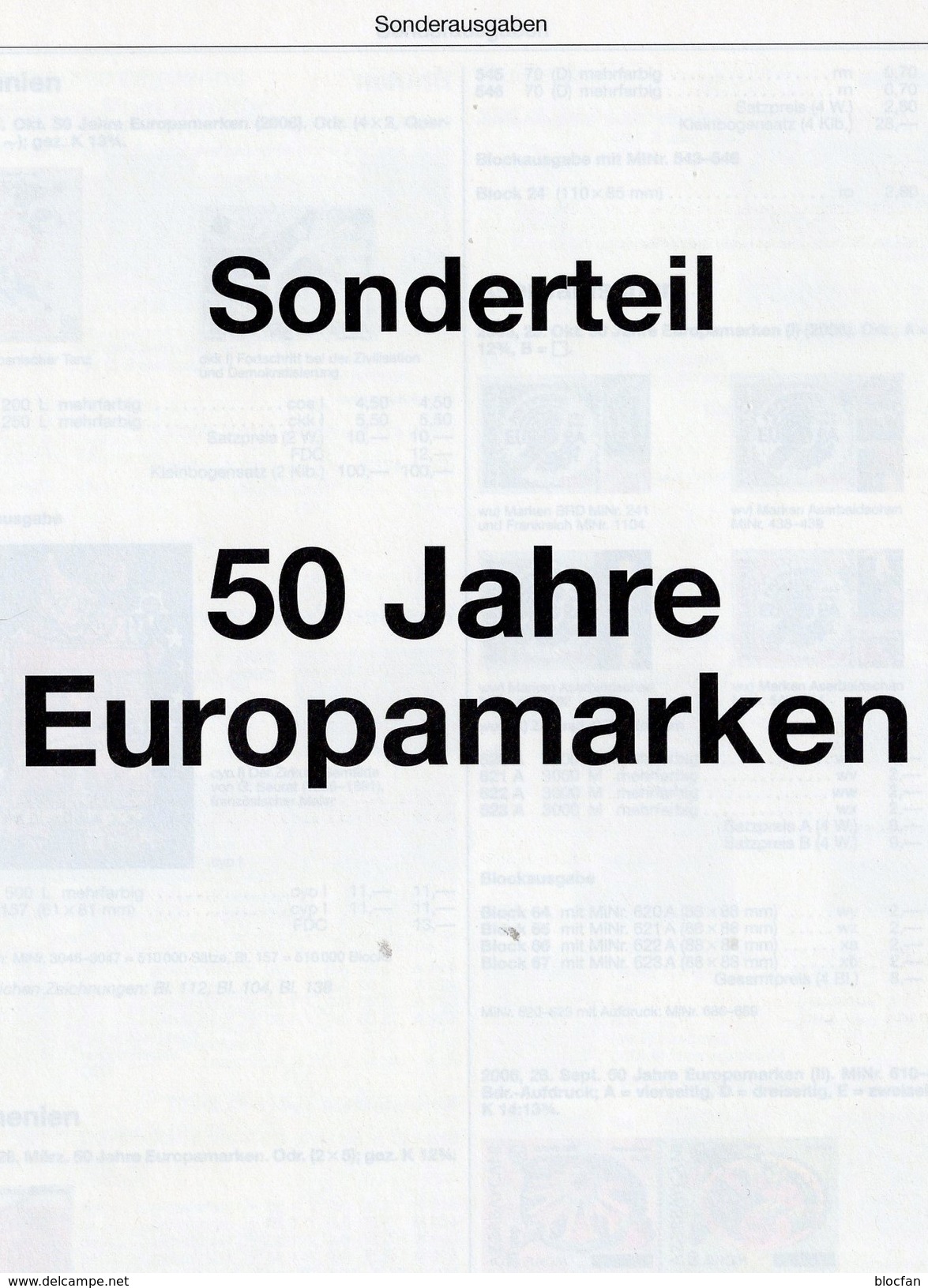 Sammlung 50 Jahre CEPT Bl.Marken,VB,ZD,KB+Blocks ** 1650€+Michel Katalog 2011 Mit Sonder-Ausgaben EUROPA 1956-2006 - Collections (with Albums)