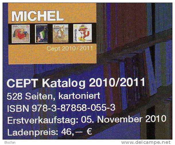 Sammlung 50 Jahre CEPT Bl.Marken,VB,ZD,KB+Blocks ** 1650€+Michel Katalog 2011 mit Sonder-Ausgaben EUROPA 1956-2006