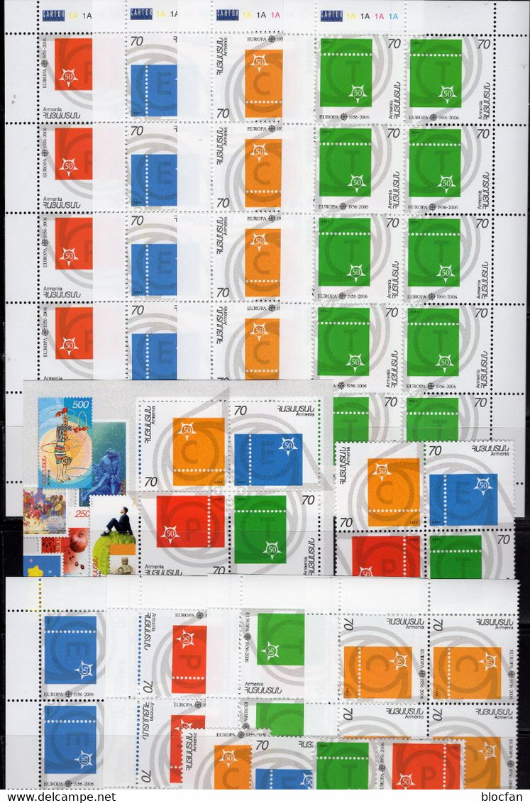 Sammlung 50 Jahre CEPT Bl.Marken,VB,ZD,KB+Blocks ** 1650€+Michel Katalog 2011 mit Sonder-Ausgaben EUROPA 1956-2006