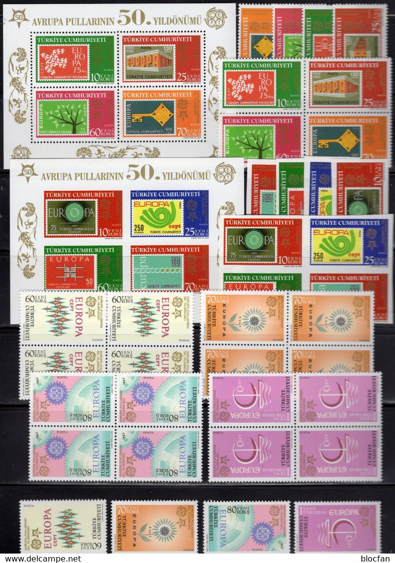 Sammlung 50 Jahre CEPT Bl.Marken,VB,ZD,KB+Blocks ** 1650€+Michel Katalog 2011 mit Sonder-Ausgaben EUROPA 1956-2006