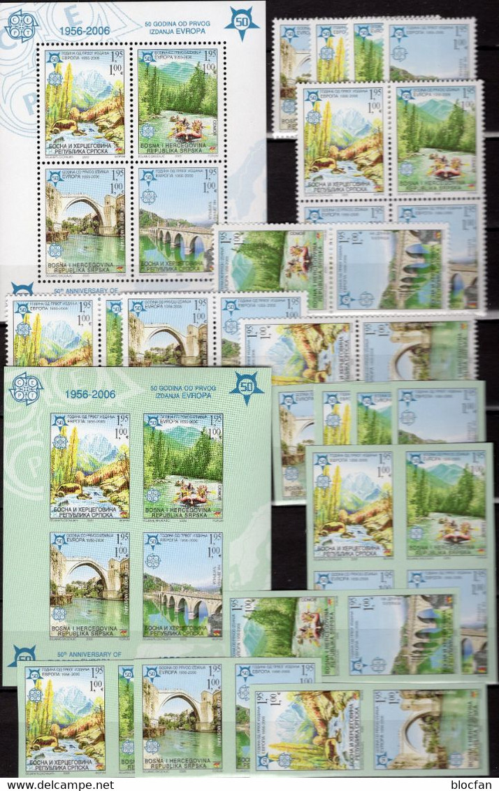 Sammlung 50 Jahre CEPT Bl.Marken,VB,ZD,KB+Blocks ** 1650€+Michel Katalog 2011 mit Sonder-Ausgaben EUROPA 1956-2006