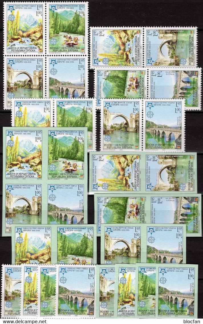 Sammlung 50 Jahre CEPT Bl.Marken,VB,ZD,KB+Blocks ** 1650€+Michel Katalog 2011 mit Sonder-Ausgaben EUROPA 1956-2006