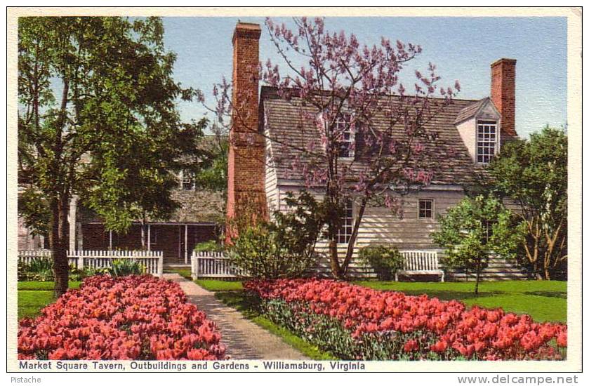 Williamsburg Virginia - Market Square Tavern & Gardens - Mint Never Used - Andere & Zonder Classificatie