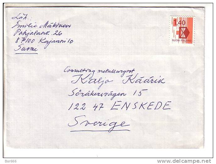 GOOD FINLAND Postal Cover - Good Stamped - Briefe U. Dokumente