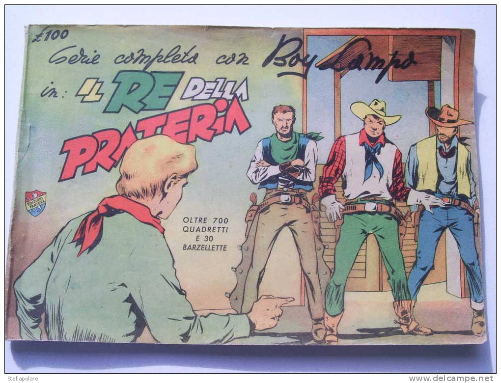 RACCOLTA (7 Numeri) IL RE DELLA PRATERIA - FANTERA - BOY LAMPO - 1952 - Originale - Classici 1930/50