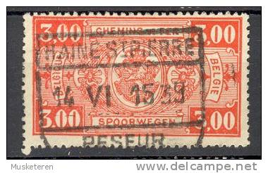 Belgium Chemin De Fer Railway Deluxe Chemin De Fer HAINE St. PIERRE  1939 Cancel !! - Sonstige & Ohne Zuordnung