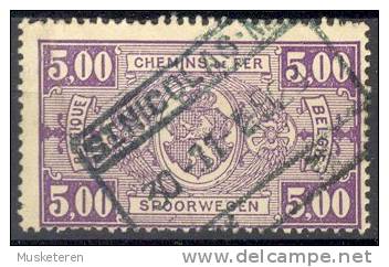 Belgium Chemin De Fer Railway Deluxe Chemin De Fer St. NICOLAS 1929 Cancel !! - Sonstige & Ohne Zuordnung