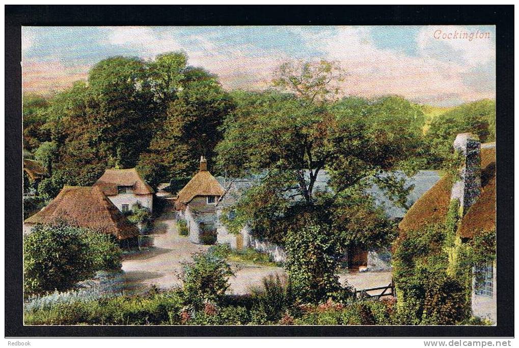 Super Coloured Postcard Cockington Village Near Torquay Devon - Ref 524 - Torquay