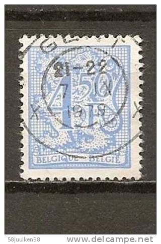 -Belgie  GESTEMPELD  OPC.  NR°  1839  Catw.  0,20  Euro - 1977-1985 Chiffre Sur Lion