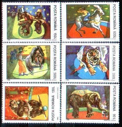 Romania 1994 Mint Full Set With Circus. - Circus