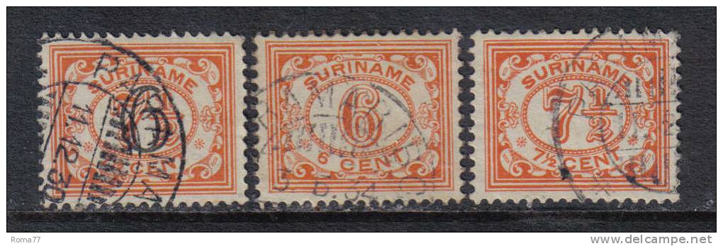 SS2686 - SURINAME , Serie Yvert  N.  139/141 - Suriname ... - 1975