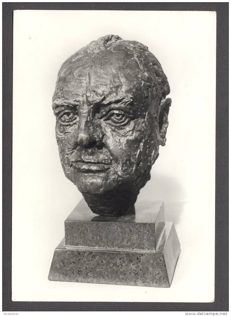 Bronze Portrait Head Of Winston Churchill By Sir Jacob Epstein Imperial War Museum MH 11297 - Weltkrieg 1939-45