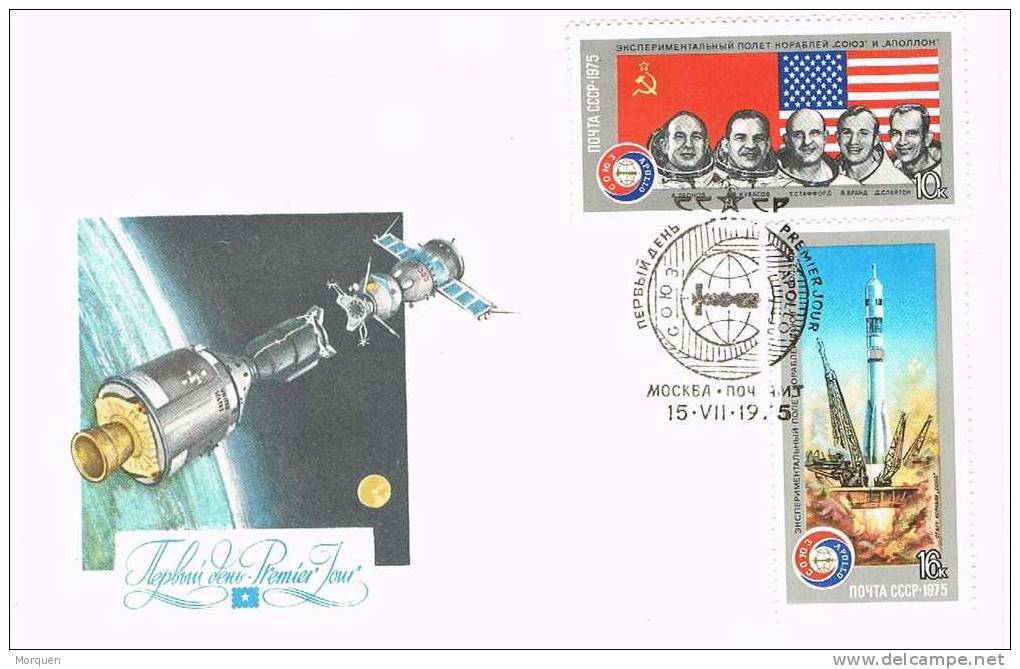 Carta MOSCU (Rusia) 1975. Theme ESPACIO. Space - UdSSR