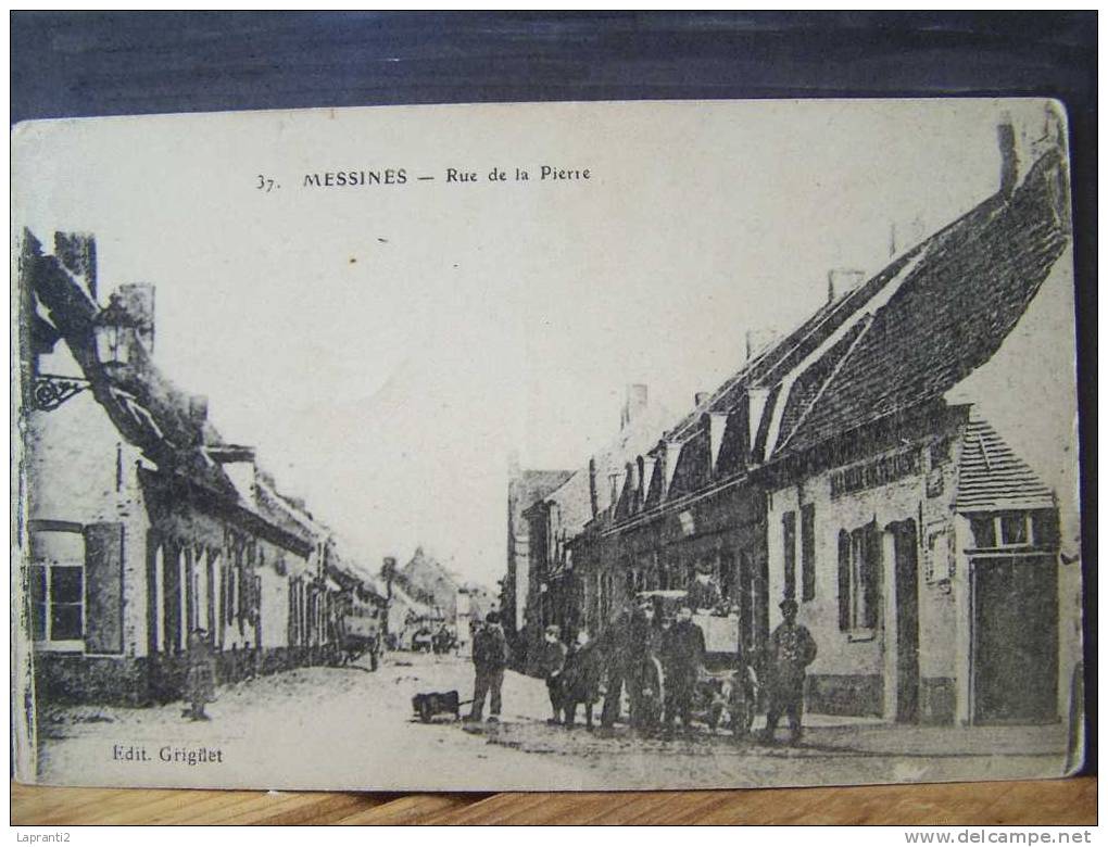 MESSINES  (BELGIQUE)  RUE DE LA PIERRE - Mesen