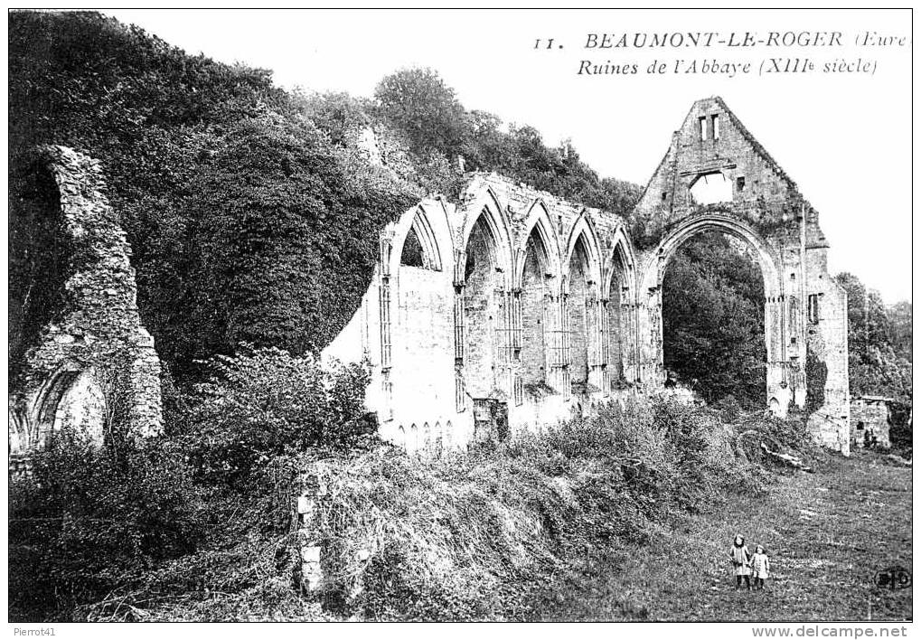 BEAUMONT-LE-ROGER - Ruines De L´Abbaye - Beaumont-le-Roger