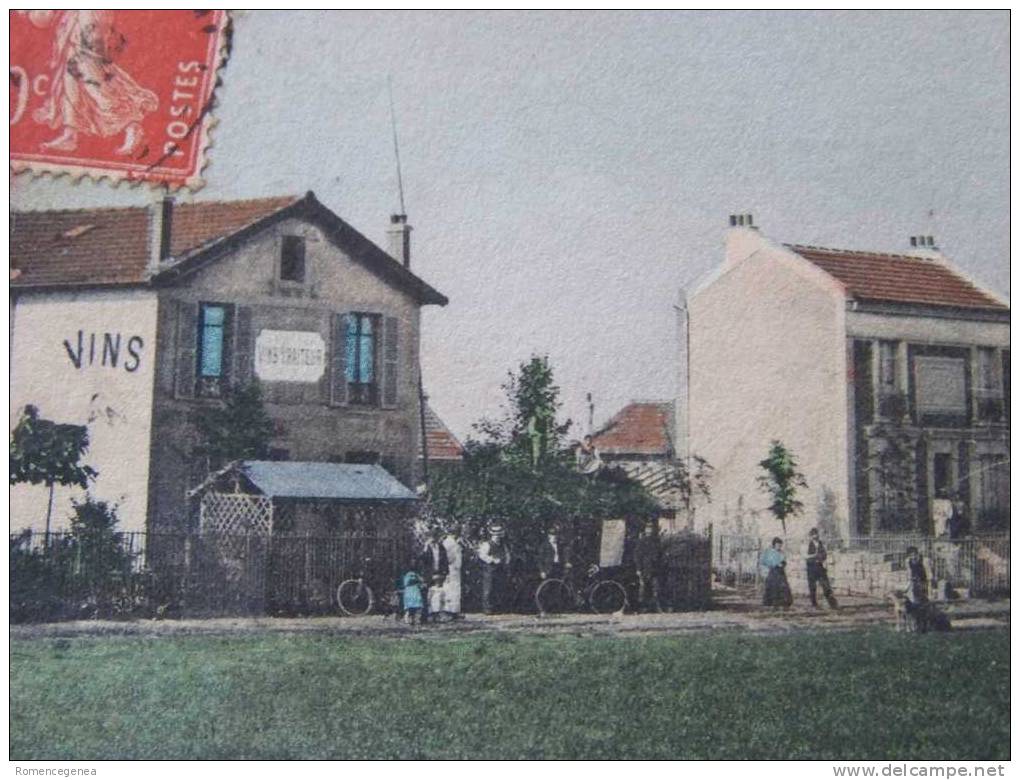 LE BLANC-MESNIL - Vue Générale - Beauséjour - Chemin Des Haricotiers - Café - Animée - Coin Inf. Gauche Fatigué - Le Blanc-Mesnil