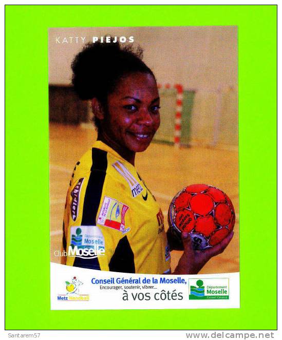 Carte Postale Postcard METZ HANDBALL Katty PIEJOS Saison 2009 - 2010 FRANCE 10cm X 15cm - Balonmano