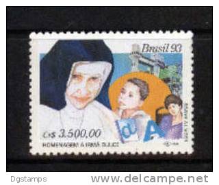 Brasil 1993 ** YT2104 Homenaje A La Hermana Dulce. Religiosa, Educadora, Niños, Letras, Arquitectura. - Neufs